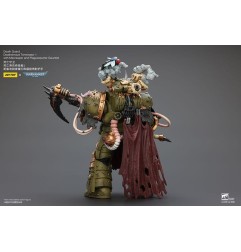 Warhammer 40k - Figurine 1/18 Death Guard Deathshroud Terminator 1 with Manreaper and Plaguespurter Gauntlet 14 cm