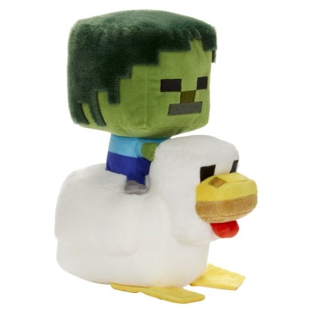 Minecraft - Peluche Deluxe Chicken Jockey 20 cm