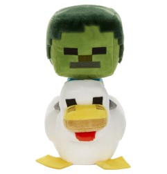 Minecraft - Peluche Deluxe Chicken Jockey 20 cm