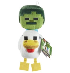 Minecraft - Peluche Deluxe Chicken Jockey 20 cm