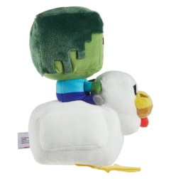 Minecraft - Peluche Deluxe Chicken Jockey 20 cm
