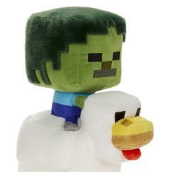 Minecraft - Peluche Deluxe Chicken Jockey 20 cm