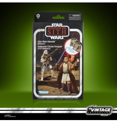 Star Wars Episode III Vintage Collection - Pack 2 figurines Obi-Wan Kenobi & Airborne Clone Trooper 10 cm