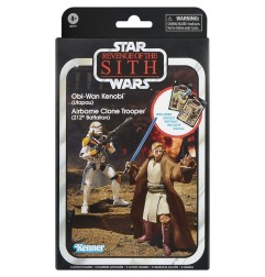 Star Wars Episode III Vintage Collection - Pack 2 figurines Obi-Wan Kenobi & Airborne Clone Trooper 10 cm