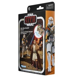 Star Wars Episode III Vintage Collection - Pack 2 figurines Obi-Wan Kenobi & Airborne Clone Trooper 10 cm