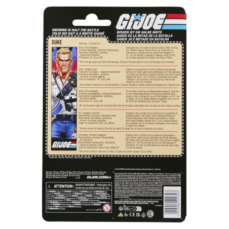G.I. Joe Classified Series Retro - Figurine Duke 15 cm