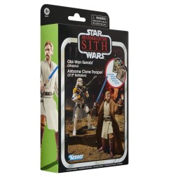 Star Wars Episode III Vintage Collection - Pack 2 figurines Obi-Wan Kenobi & Airborne Clone Trooper 10 cm