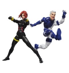 Avengers Marvel Legends - Pack 2 figurines Black Widow & Quicksilver 15 cm
