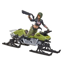 G.I. Joe Classified Series - Figurine et véhicule N°194 Zanya et Dreadnok Chameleon (Swamp Skier) 15 cm