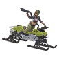 G.I. Joe Classified Series - Figurine et véhicule N°194 Zanya et Dreadnok Chameleon (Swamp Skier) 15 cm