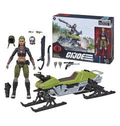 G.I. Joe Classified Series - Figurine et véhicule N°194 Zanya et Dreadnok Chameleon (Swamp Skier) 15 cm
