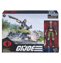 G.I. Joe Classified Series - Figurine et véhicule N°194 Zanya et Dreadnok Chameleon (Swamp Skier) 15 cm