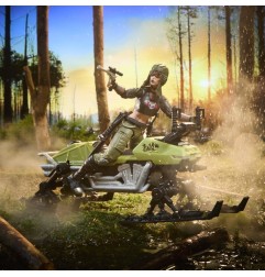 G.I. Joe Classified Series - Figurine et véhicule N°194 Zanya et Dreadnok Chameleon (Swamp Skier) 15 cm