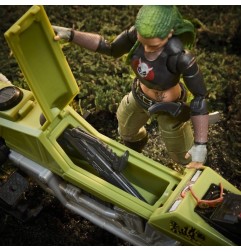 G.I. Joe Classified Series - Figurine et véhicule N°194 Zanya et Dreadnok Chameleon (Swamp Skier) 15 cm