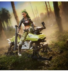 G.I. Joe Classified Series - Figurine et véhicule N°194 Zanya et Dreadnok Chameleon (Swamp Skier) 15 cm
