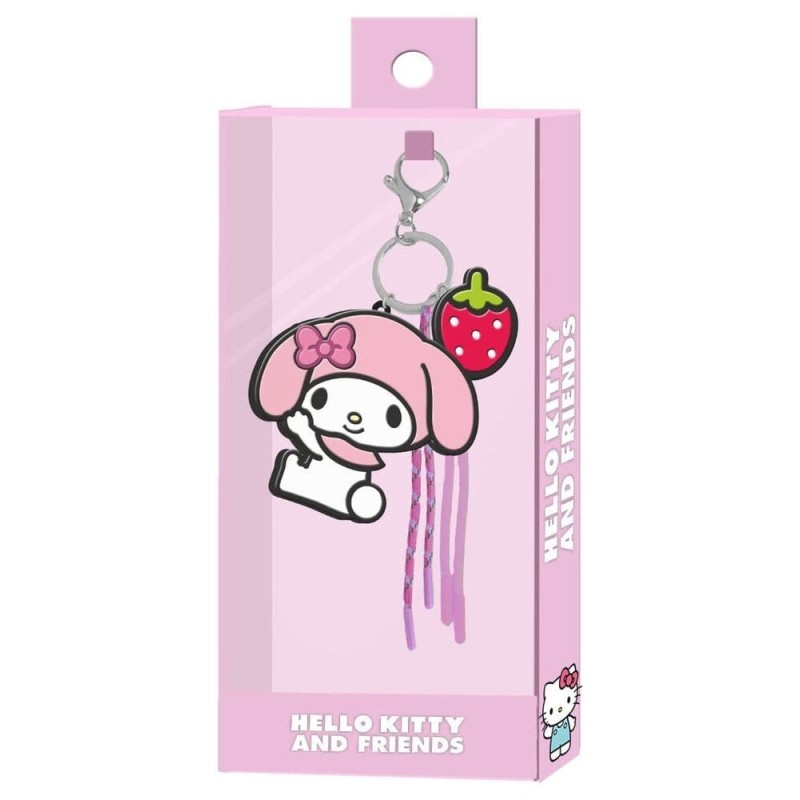 Sanrio - Porte-clés à breloques My Melody Face Sanrio - Porte-clés à breloques My Melody Face