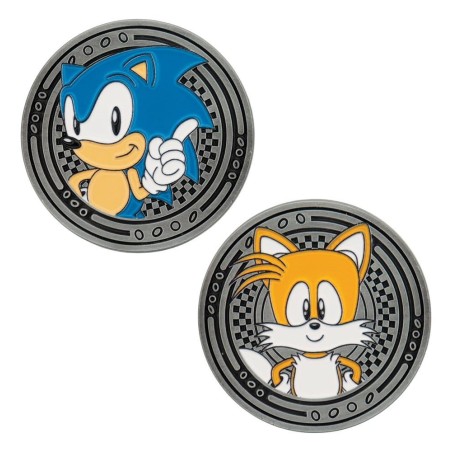 Sonic - The Hedgehog - Collectable Coin Sonic & Tails