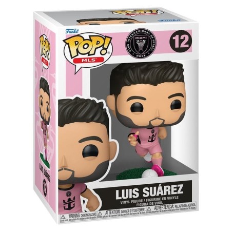 Football - Figurine POP! MLS Inter Miami CF Luis Suarez (Pink) 9 cm