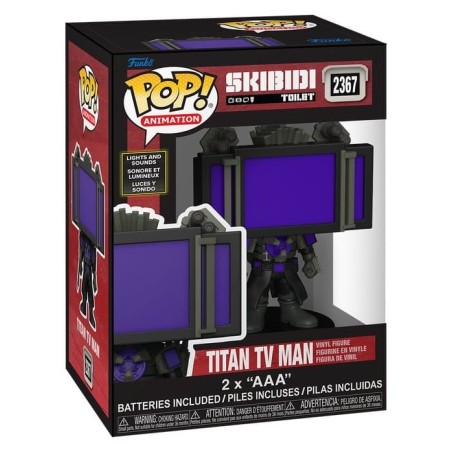 Skibidi Toilet - Super Sized POP! Vinyl Figure Titan TV Man(SFX) 10 cm