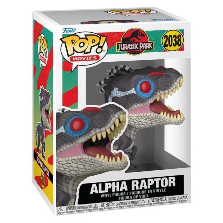 Jurassic Park - POP! Movies Vinyl Figure Alpha Raptor 9 cm