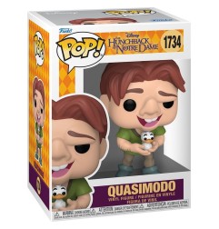 Le Bossu de Notre-Dame - Figurine POP! Quasimodo avec oiseau 9 cm
