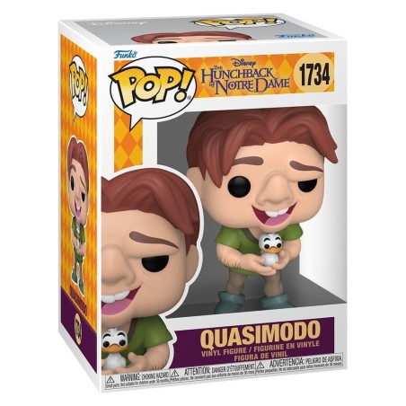 The Hunchback of Notre Dame - POP! Vinyl Figure Quasimodo with Bird 9 cm