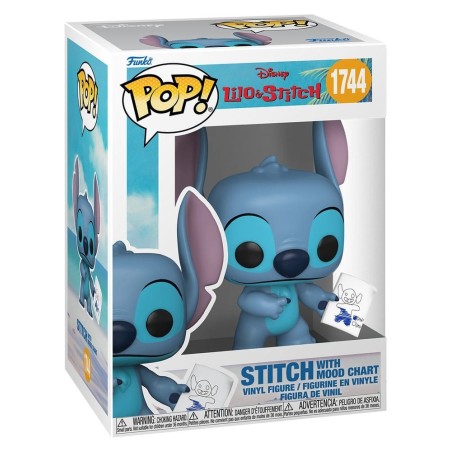 Lilo & Stitch - Figurine POP! Stitch avec carnet d'humeur 9 cm