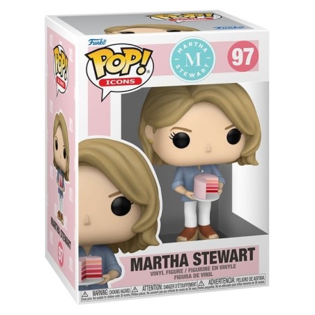Martha Stewart - Figurine POP! Martha Stewart (avec gateau) 9 cm