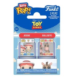 Toy Story - Figurines Bitty POP! Jessie & Bullseye 2 cm