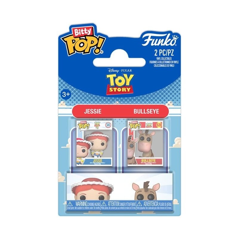 Toy Story - Figurines Bitty POP! Jessie & Bullseye 2 cm