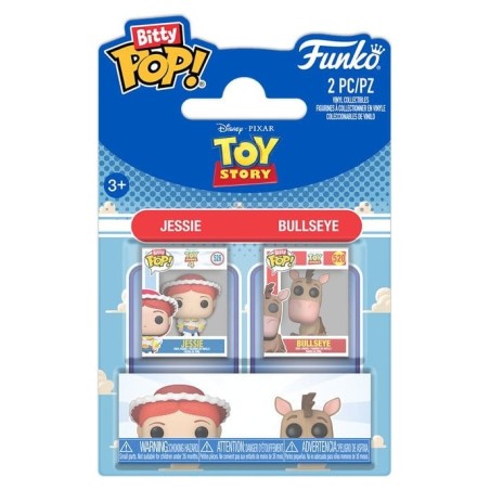 Toy Story - Figurines Bitty POP! Jessie & Bullseye 2 cm