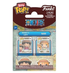 One Piece - Bitty POP! Vinyl Figures 2-Pack Monkey D. Luffy & Nami 2 cm