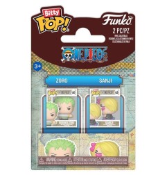 One Piece - Bitty POP! Vinyl Figures 2-Pack Zoro & Sanji 2 cm