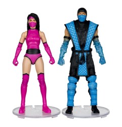 Mortal Kombat - Pack 2 figurines Sub-Zero vs. Mileena (Klassiks) 18 cm