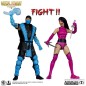 Mortal Kombat - Pack 2 figurines Sub-Zero vs. Mileena (Klassiks) 18 cm