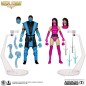 Mortal Kombat - Pack 2 figurines Sub-Zero vs. Mileena (Klassiks) 18 cm