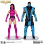 Mortal Kombat - Pack 2 figurines Sub-Zero vs. Mileena (Klassiks) 18 cm