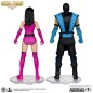 Mortal Kombat - Pack 2 figurines Sub-Zero vs. Mileena (Klassiks) 18 cm