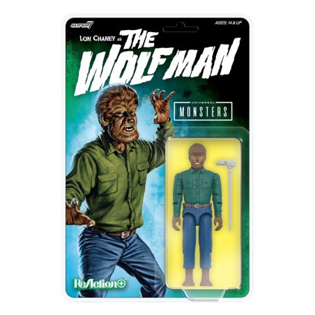Universal Monsters - Figurine ReAction+ The Wolf Man 10 cm