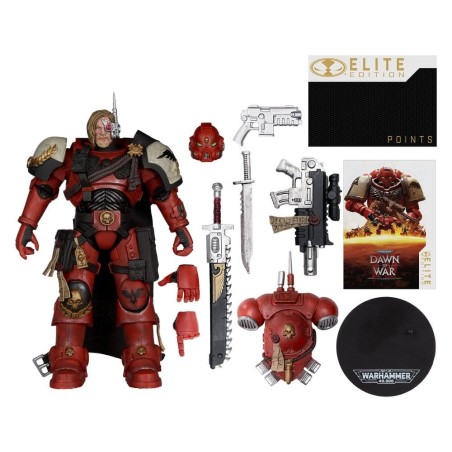 Warhammer 40k Dawn of War McFarlane Elite Edition - Figurine Captain Cyrus (Dawn of War 4) 20 cm