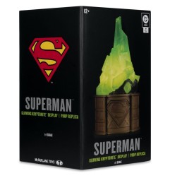 Superman DC Direct - Réplique 1/1 Kryptonite Display (Gold Label) 18 cm