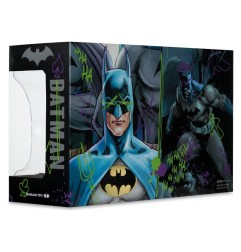 Batman DC Direct - Pack de 2 Mini réplique 1/3 masques de Batman Hush & Knightfall (Jokerized) (Gold Label) 18 cm