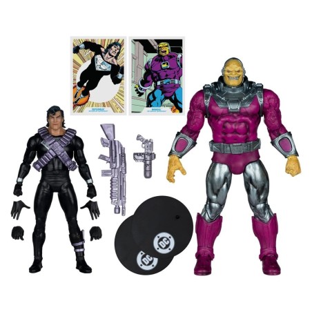 DC Comics - DC Multiverse Megafig Action Figure 2-Pack Mongul vs Superman (Return of Superman) 25 cm