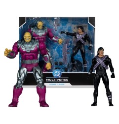 DC Comics - DC Multiverse Megafig Action Figure 2-Pack Mongul vs Superman (Return of Superman) 25 cm