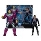 DC Multiverse - Pack de 2 figurines Megafig Mongul vs Superman (Return of Superman) 25 cm