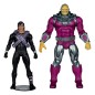 DC Multiverse - Pack de 2 figurines Megafig Mongul vs Superman (Return of Superman) 25 cm