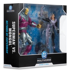 DC Comics - DC Multiverse Megafig Action Figure 2-Pack Mongul vs Superman (Return of Superman) 25 cm