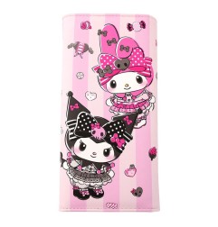 Sanrio - Porte-monnaie Pink Black Party Series Kuromi & My Melody
