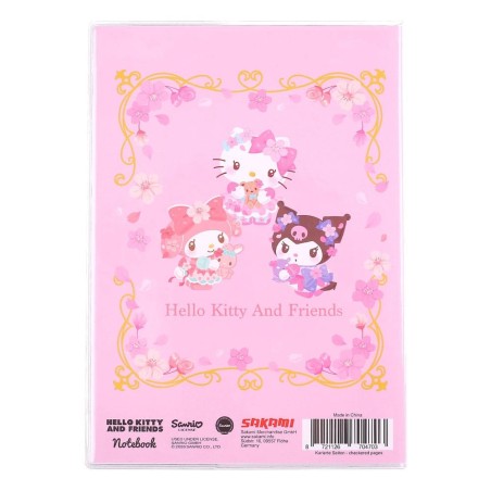 Hello Kitty - Carnet Hello Kitty & Friends Sakura Series Holographic Checkered