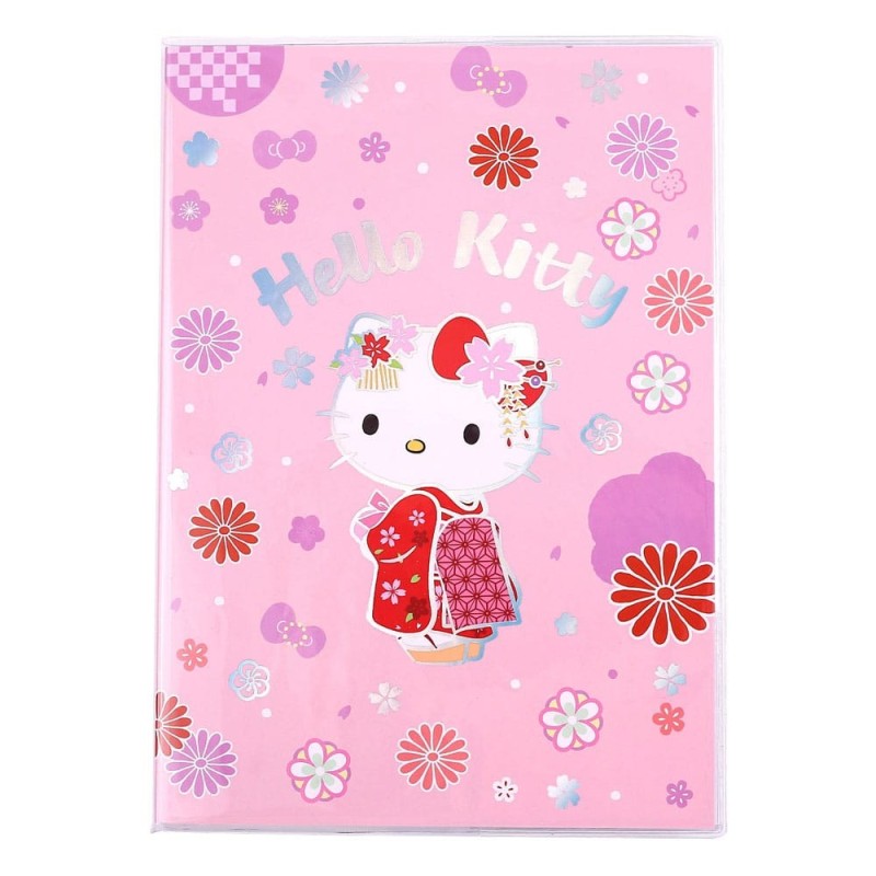 Hello Kitty - Carnet Hello Kitty Kimono Holographic Checkered Hello Kitty - Carnet Hello Kitty Kimono Holographic Checkered